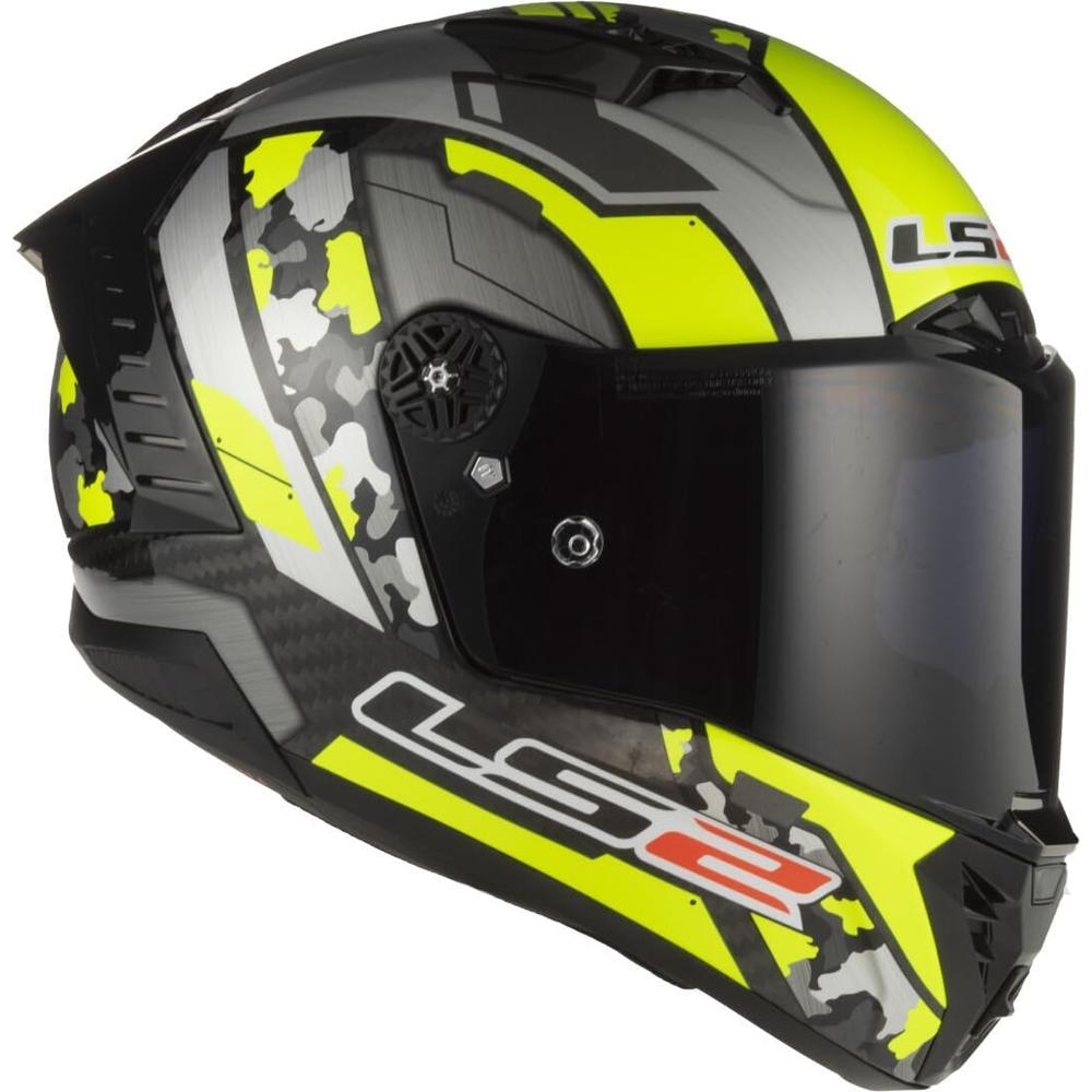 LS2 FF805 Thunder Carbon ECE 22.06 Space Hi-Viz Yellow / Grey