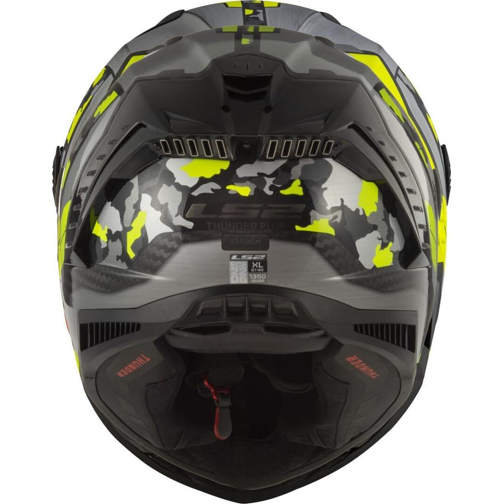 LS2 FF805 Thunder Carbon ECE 22.06 Space Hi-Viz Yellow / Grey