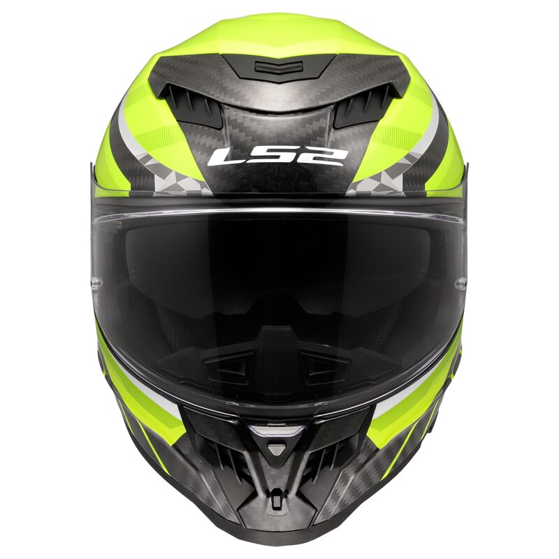 LS2 FF807 Dragon Trax Hi-Vis Yellow