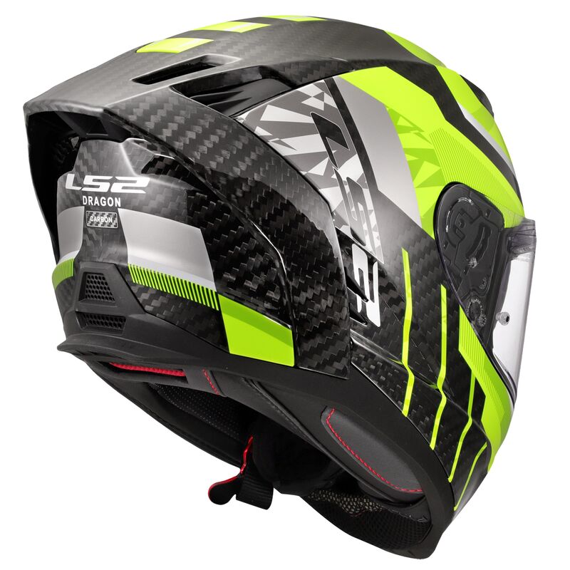 LS2 FF807 Dragon Trax Hi-Vis Yellow