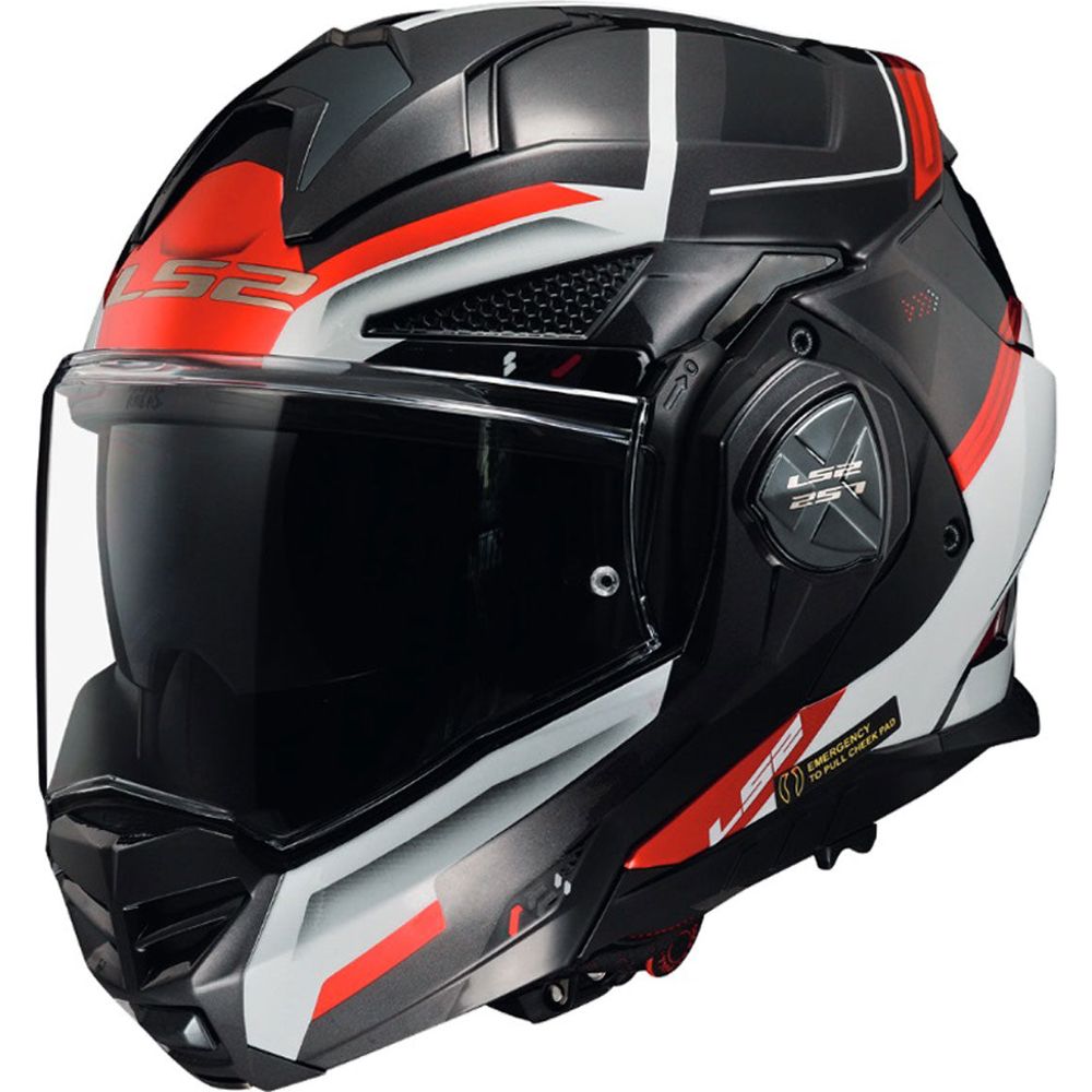 LS2 FF901 Advant X ECE 22.06 Spectrum Black / White / Red
