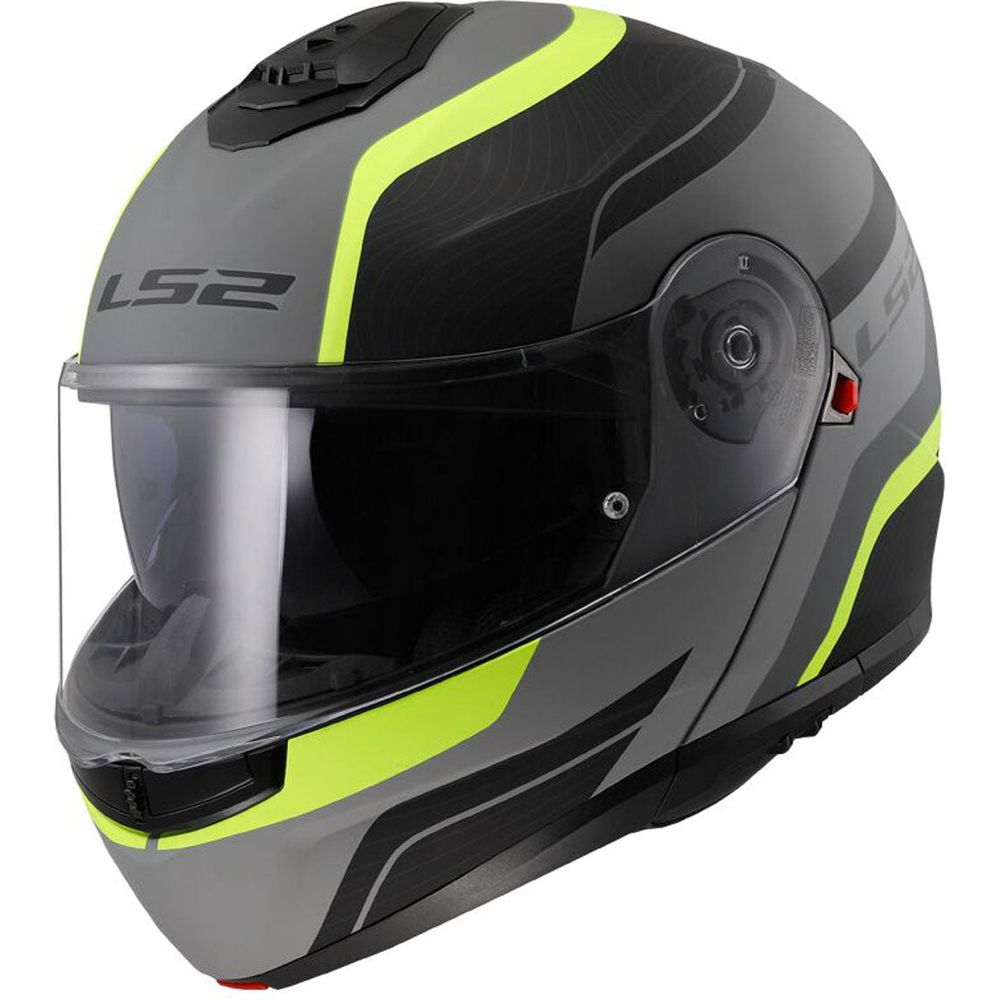 LS2 FF908 Strobe 2 ECE 22.06 Monza Matt Black / Hi-Viz Yellow
