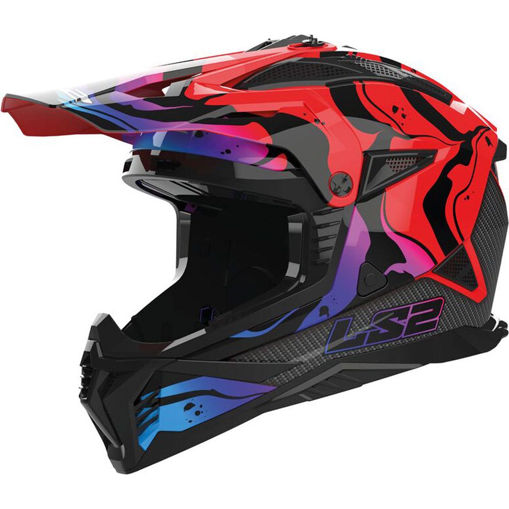LS2 MX708 Fast 2 ECE 22.06 Wash Red