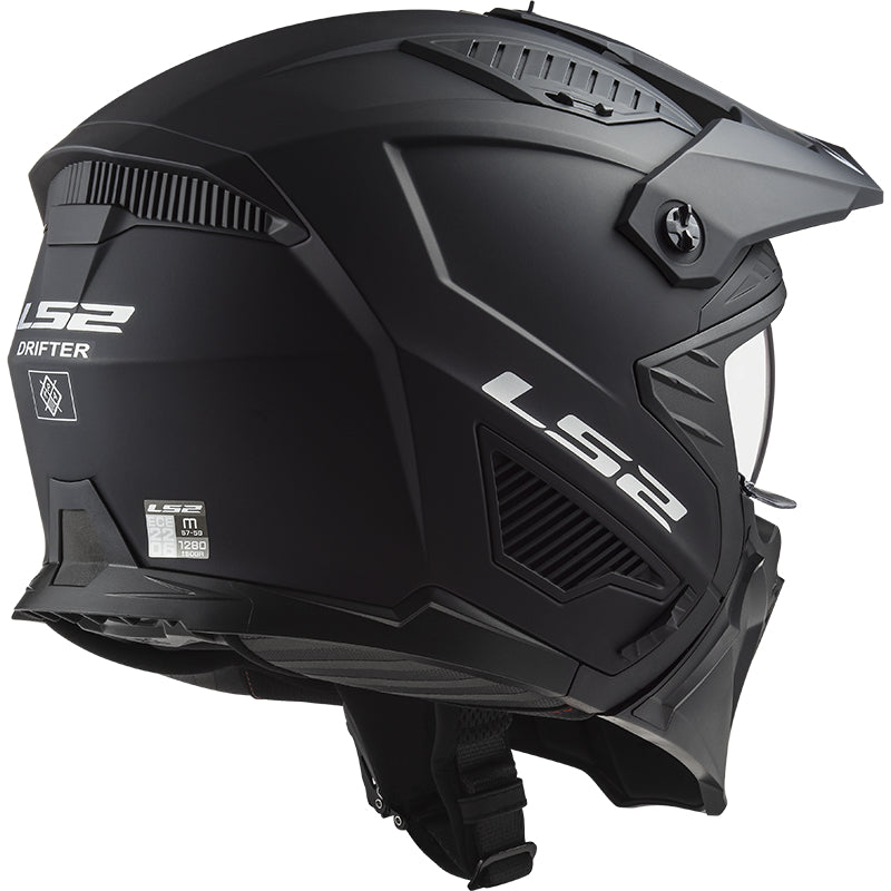 LS2 OF606 Drifter ECE 22.06 Solid Matt Black