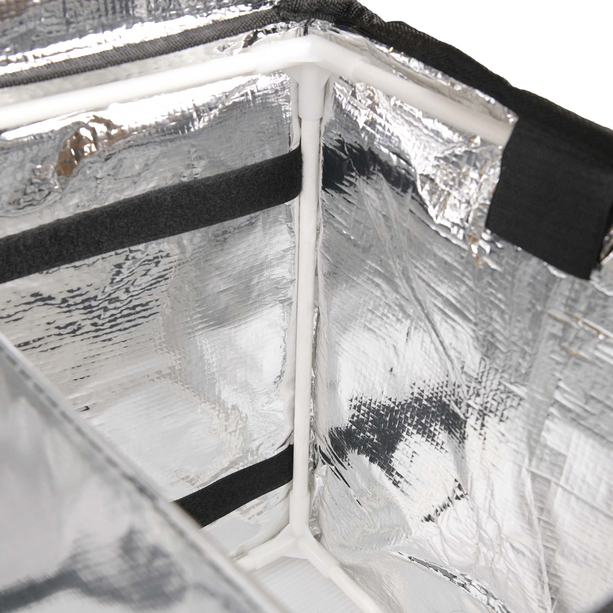 Bike It Thermo-Box With Fitting Kit - 48 Litres - insulated lining detail