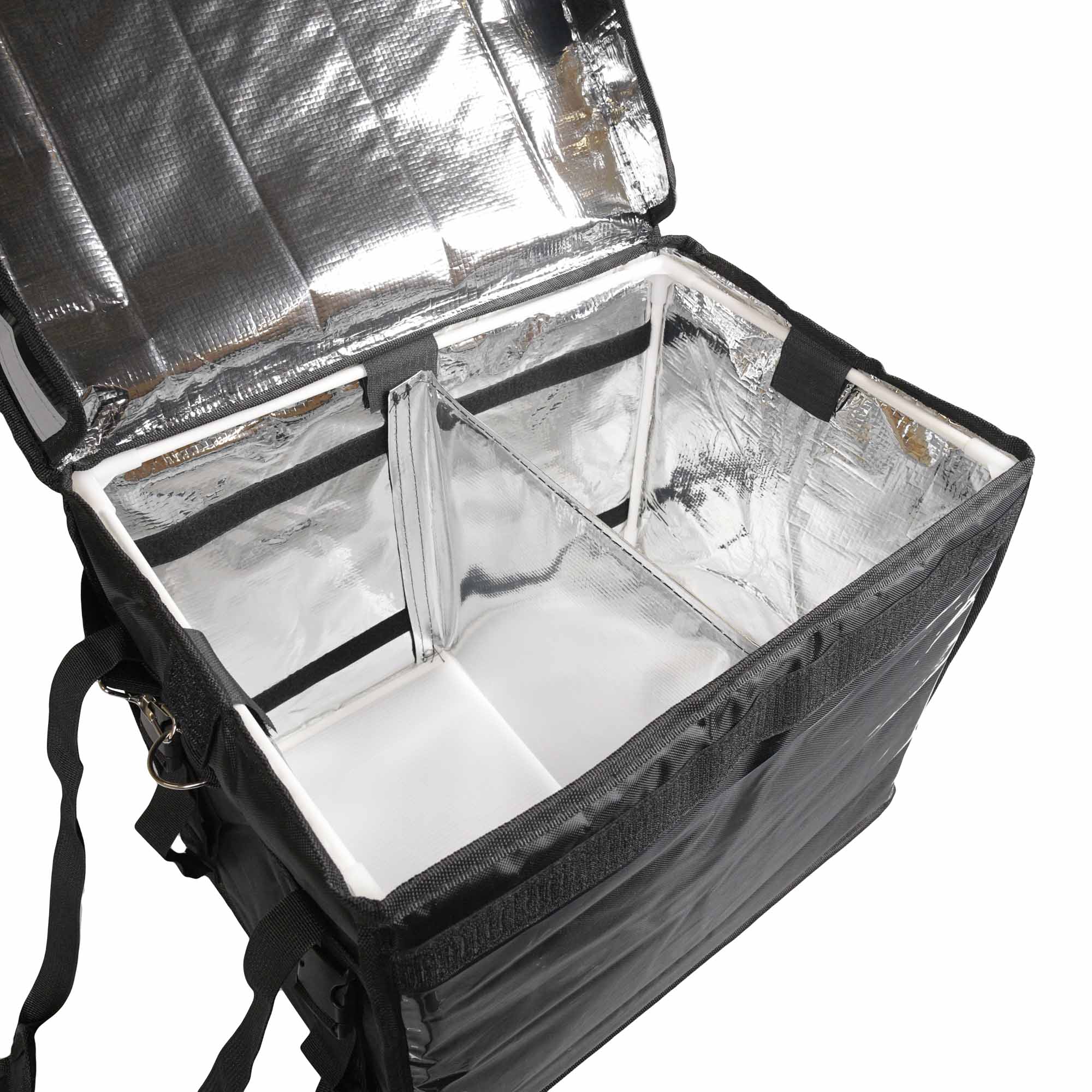 Bike It Thermo-Box With Fitting Kit - 48 Litres - internal divider view
