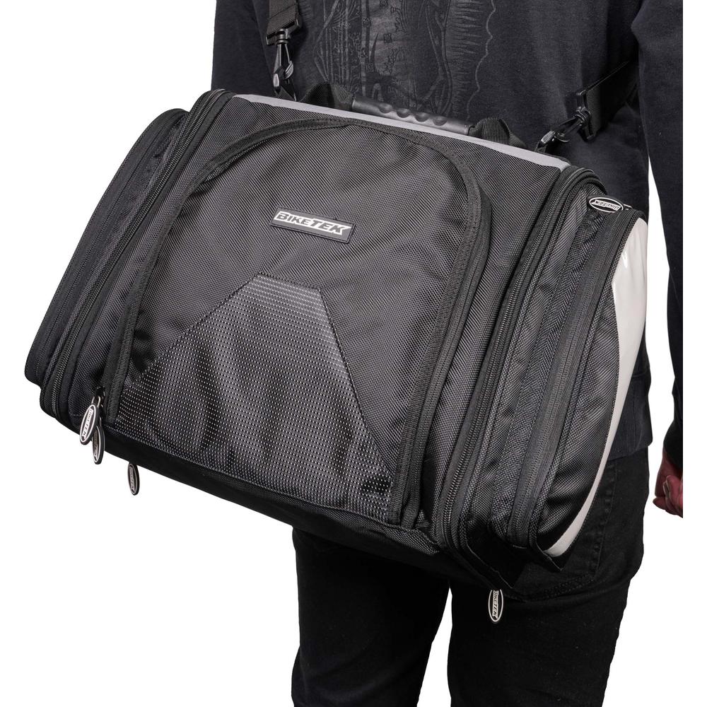 BikeTek Urbano Motorcycle Tail Pack Black