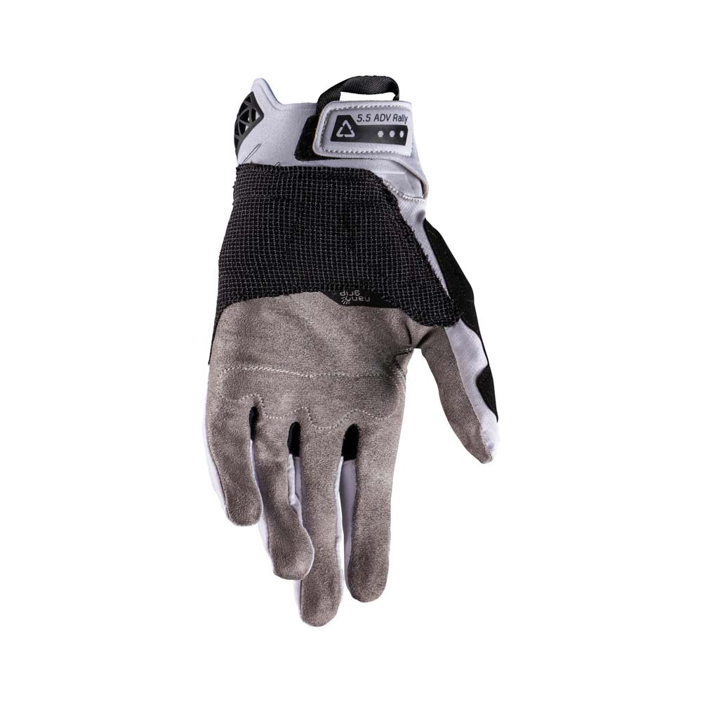 Leatt ADV Rally 5.5 Textile Gloves Grey - FREE UK Delivery, FREE 365 Day Returns | Moto Central