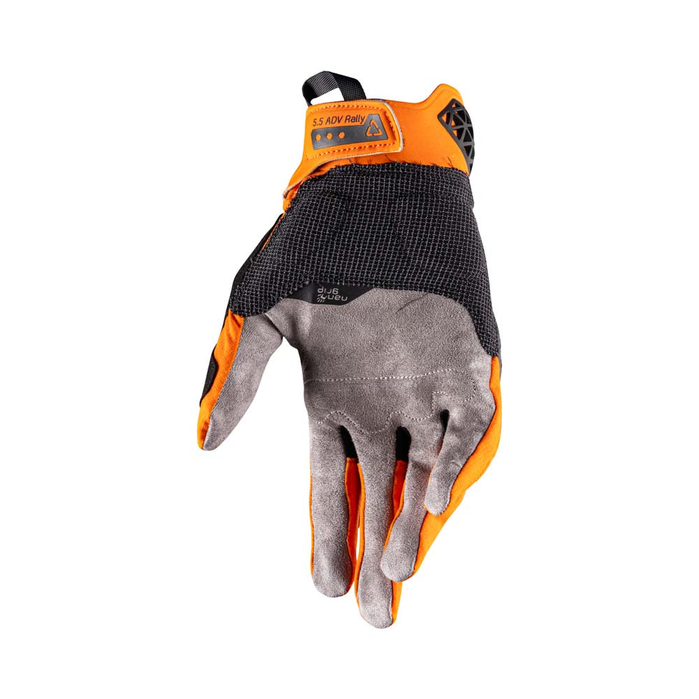 Leatt ADV Rally 5.5 Textile Gloves Orange - FREE UK Delivery, FREE 365 Day Returns | Moto Central