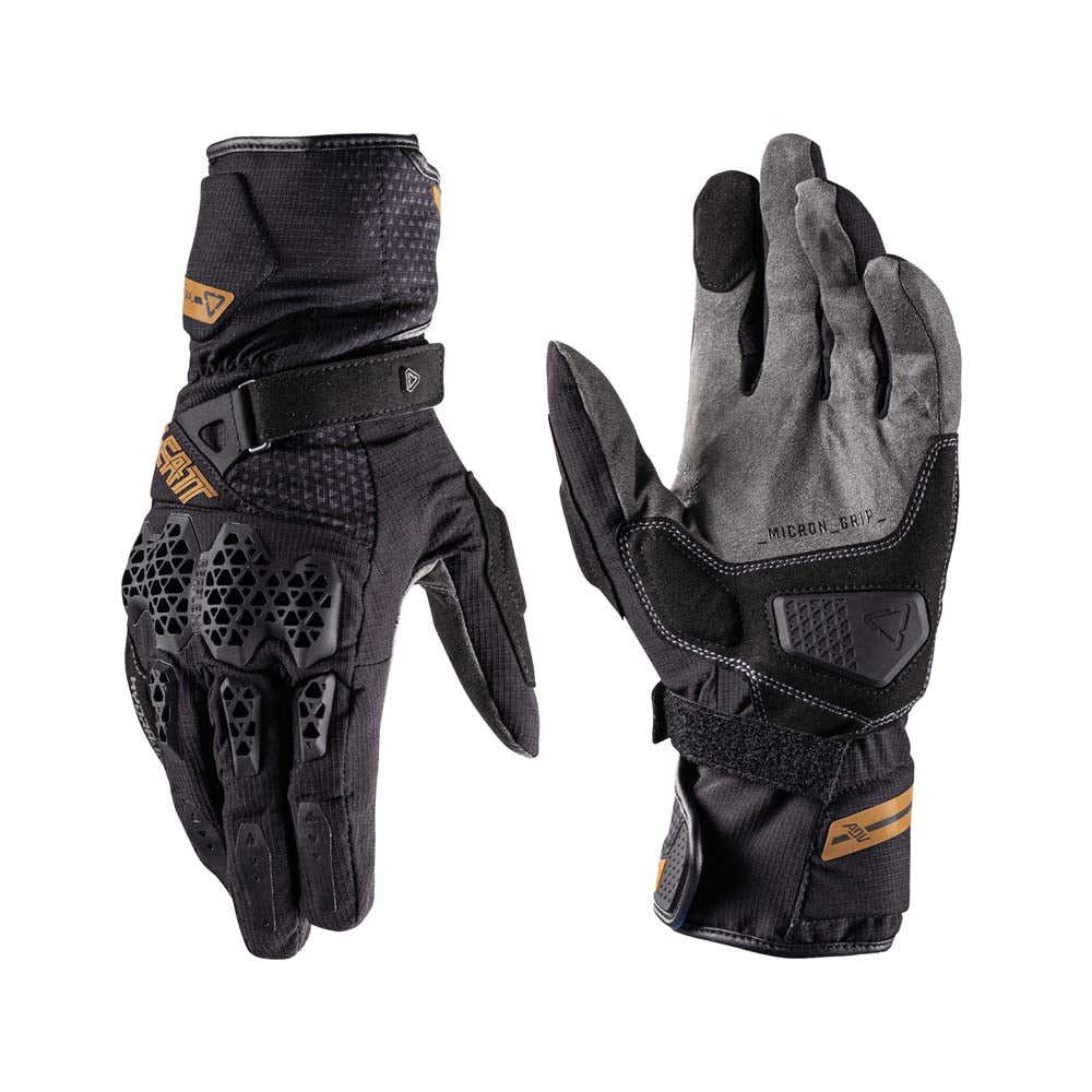 Leatt ADV HydraDri 6.5 Textile Gloves Stealth Black / Grey - FREE UK Delivery, FREE 365 Day Returns | Moto Central