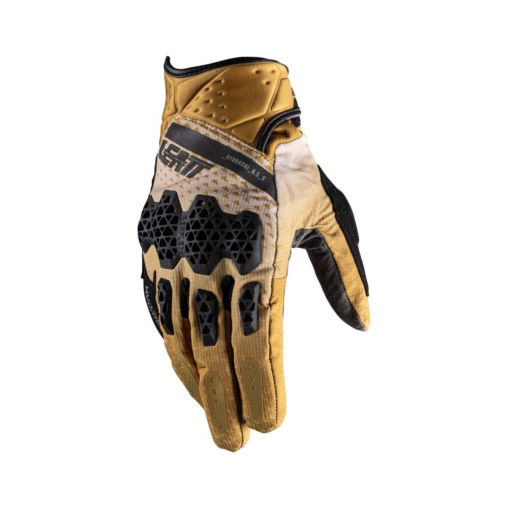 Leatt ADV HydraDri 6.5 Short Textile Gloves Sand Brown - FREE UK Delivery, FREE 365 Day Returns | Moto Central