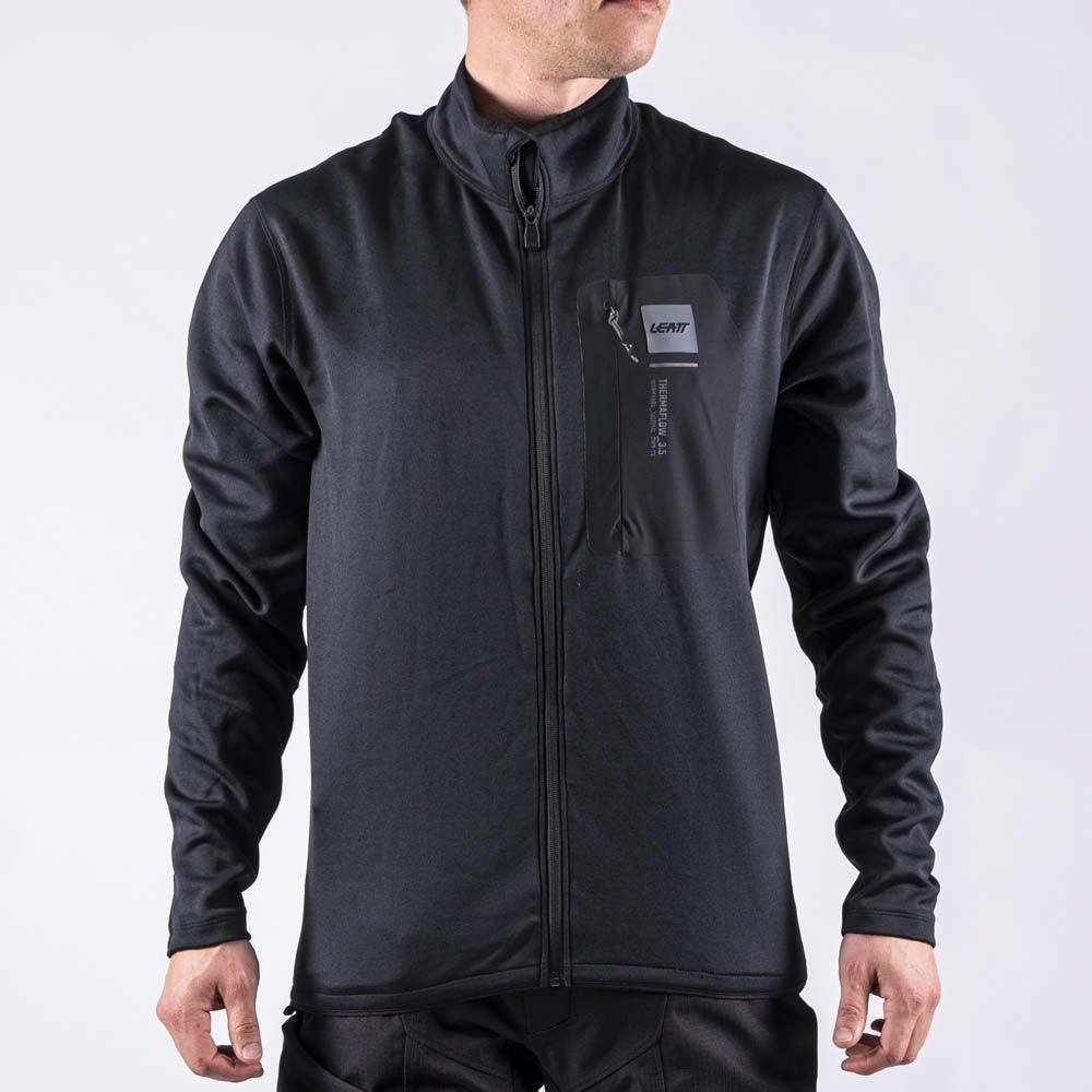 Leatt ADV 3.5 ThermaFlow Textile Jacket Stealth Black / Grey