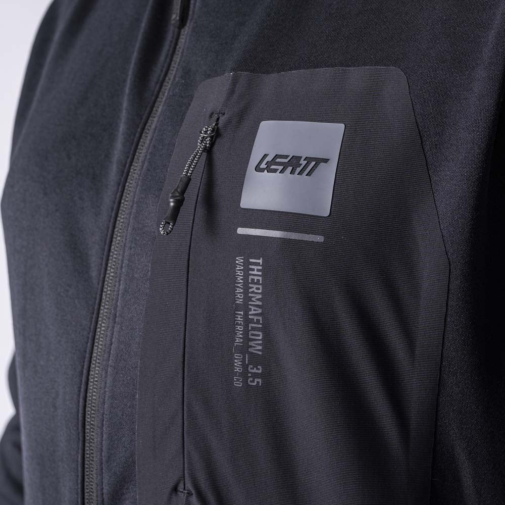 Leatt ADV 3.5 ThermaFlow Textile Jacket Stealth Black / Grey