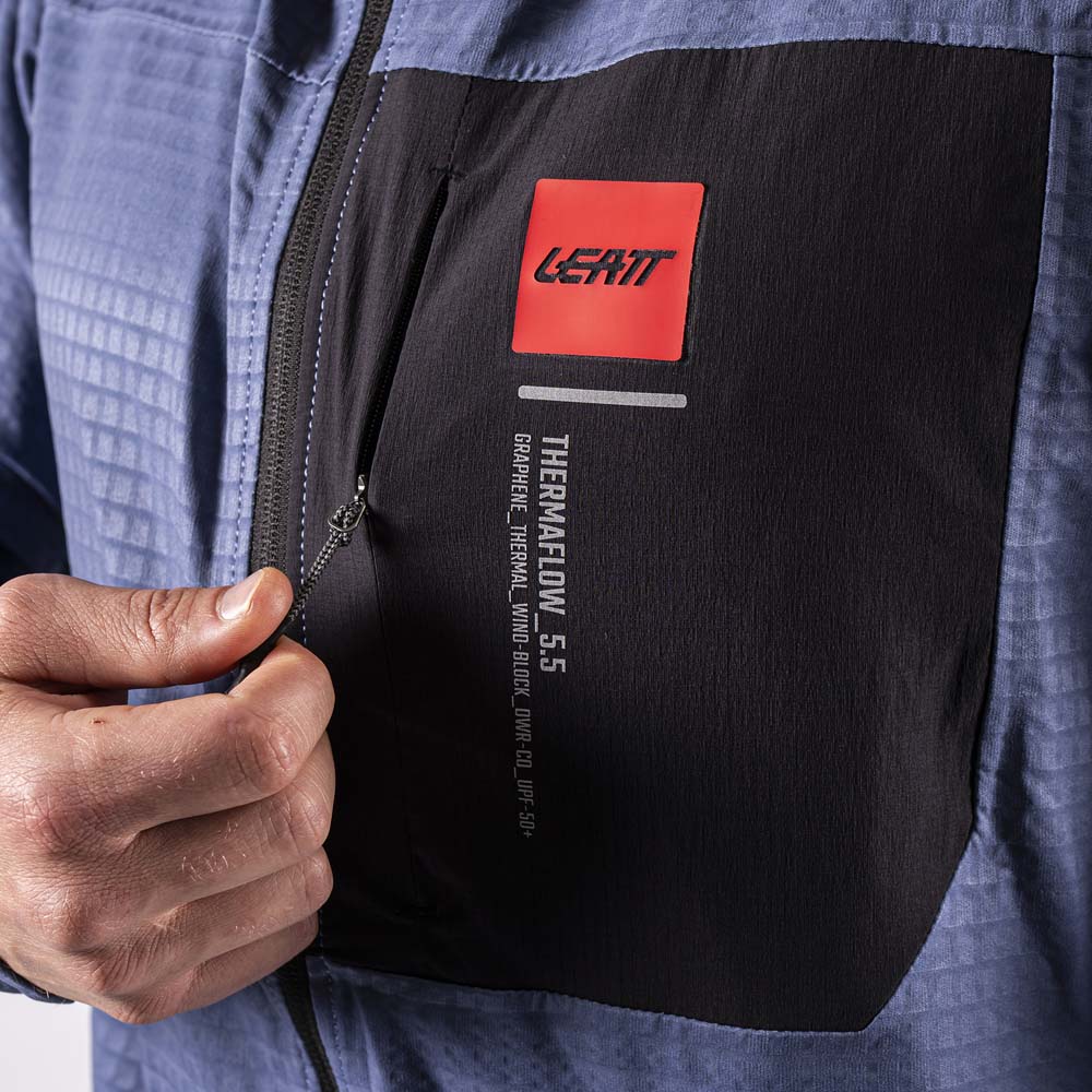 Leatt ADV 3.5 ThermaFlow Textile Jacket Midnight Blue