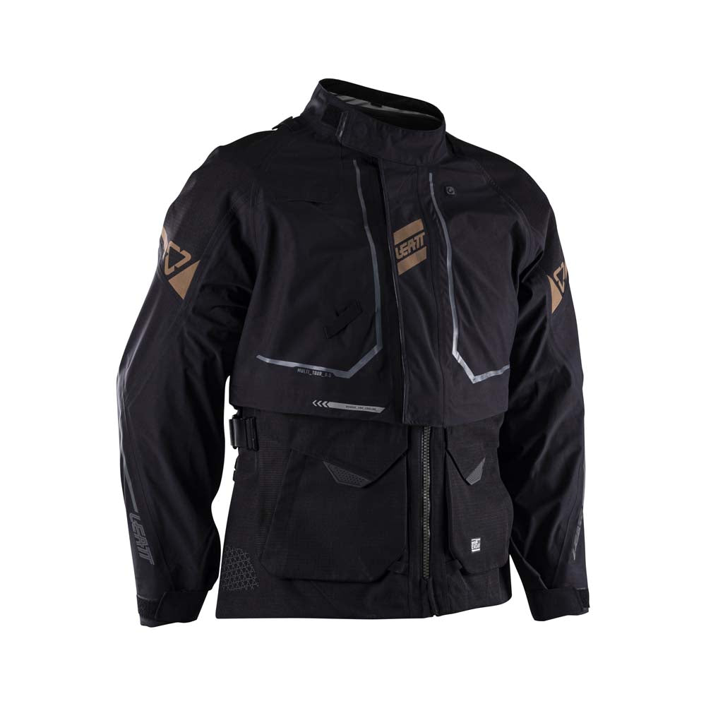 Leatt ADV MultiTour 8.5 Textile Jacket Stealth Black / Grey