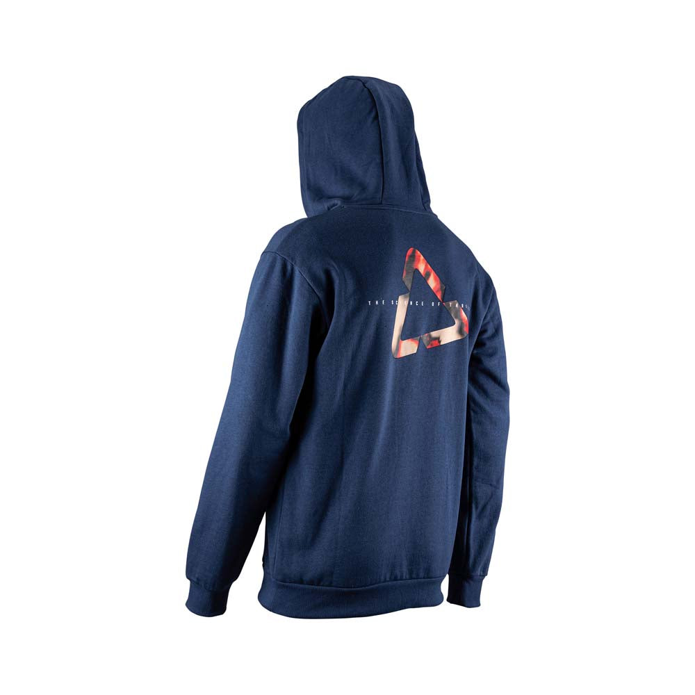 Leatt Core Hoodie Denim Blue - FREE UK Delivery, FREE 365 Day Returns | Moto Central