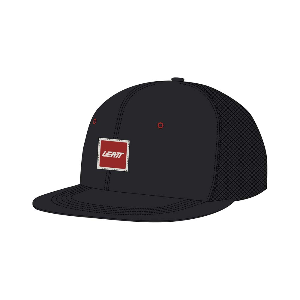 Leatt Trucker Cap Tech Black - FREE UK Delivery, FREE 365 Day Returns | Moto Central