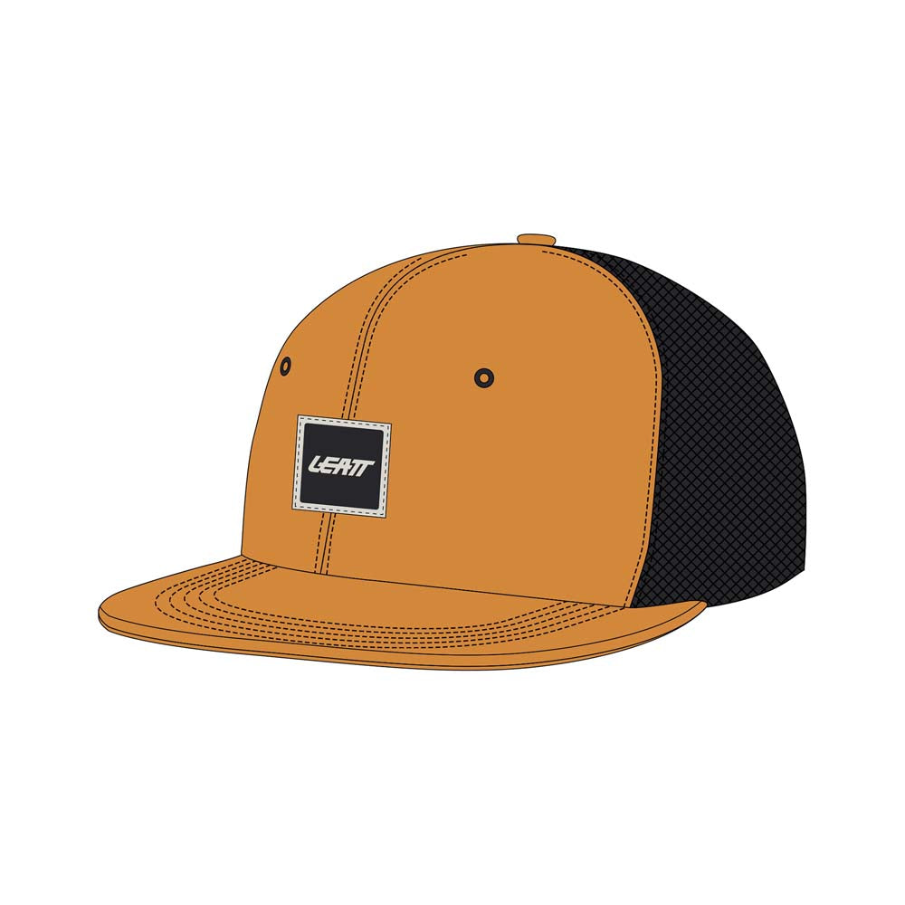 Leatt Trucker Cap Tech Rusty Orange - FREE UK Delivery, FREE 365 Day Returns | Moto Central