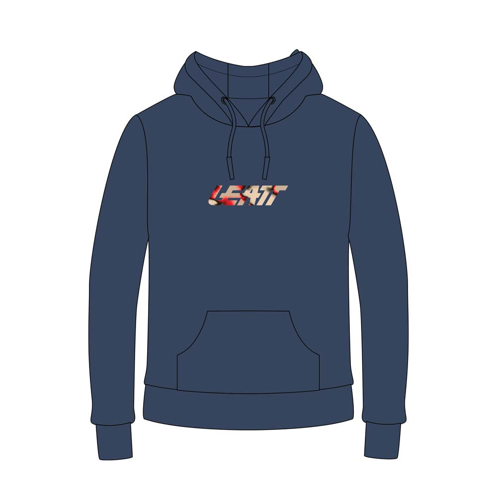 Leatt Core Hoodie Denim Blue - FREE UK Delivery, FREE 365 Day Returns | Moto Central