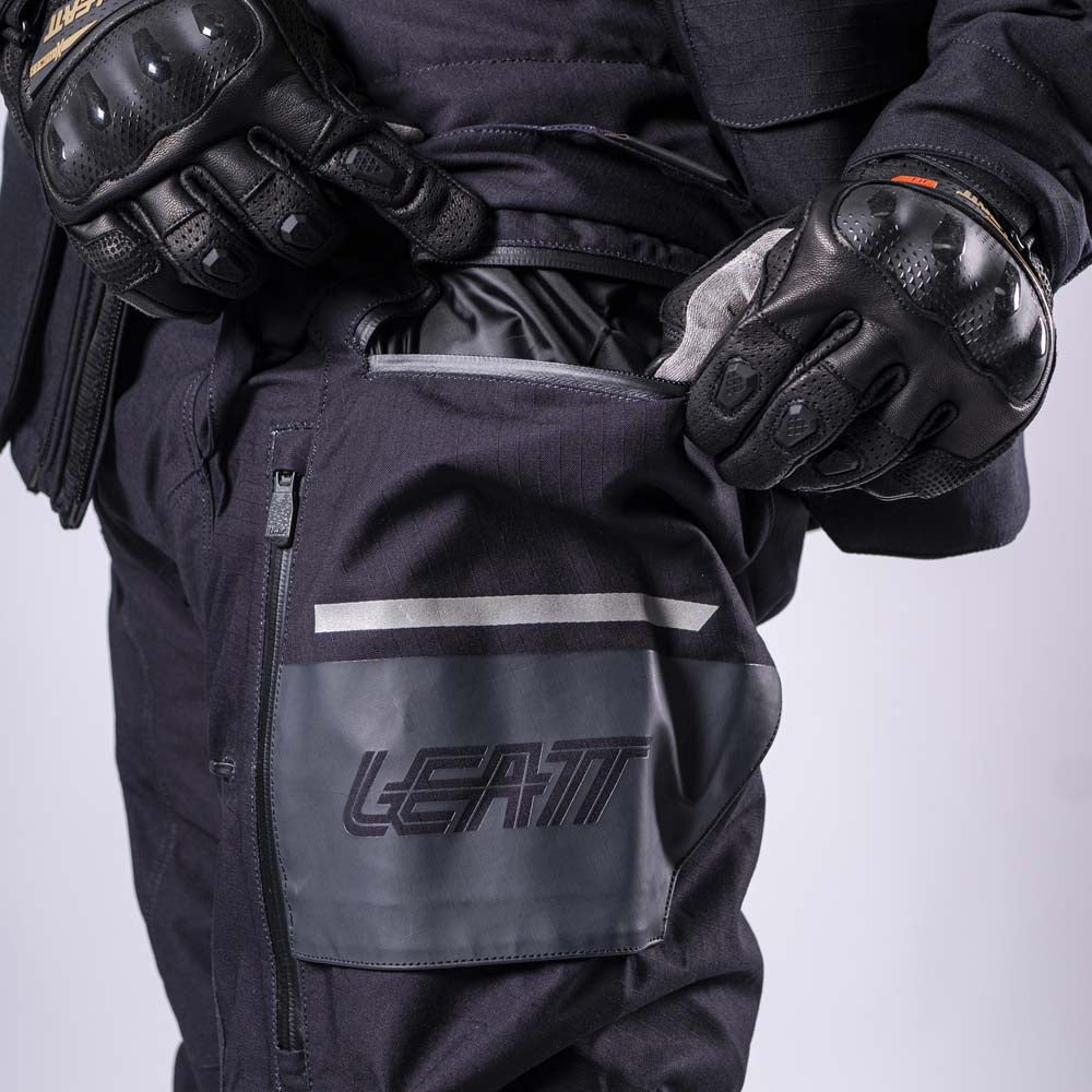Leatt ADV Rally 7.5 HydraDri Textile Trouser Stealth Black / Grey