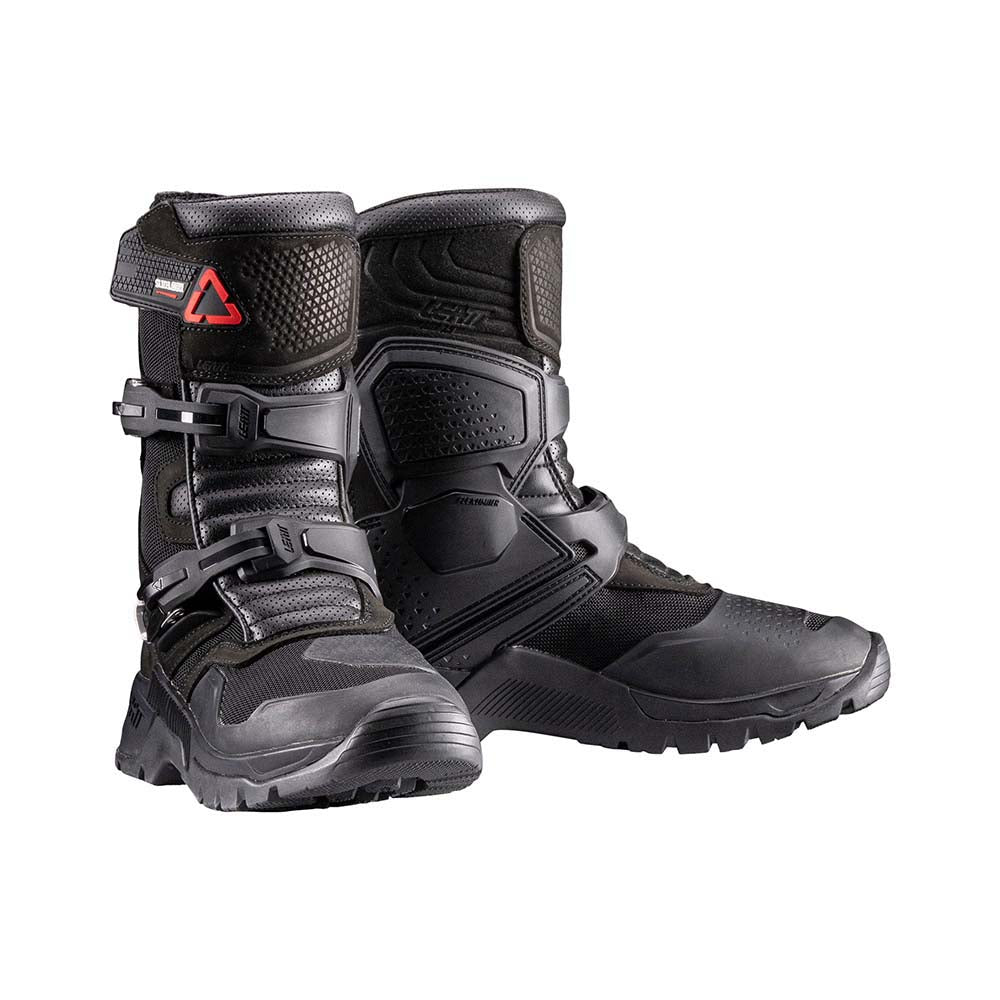 Leatt ADV X-Flow 7.5 Short Adventure Boots Black