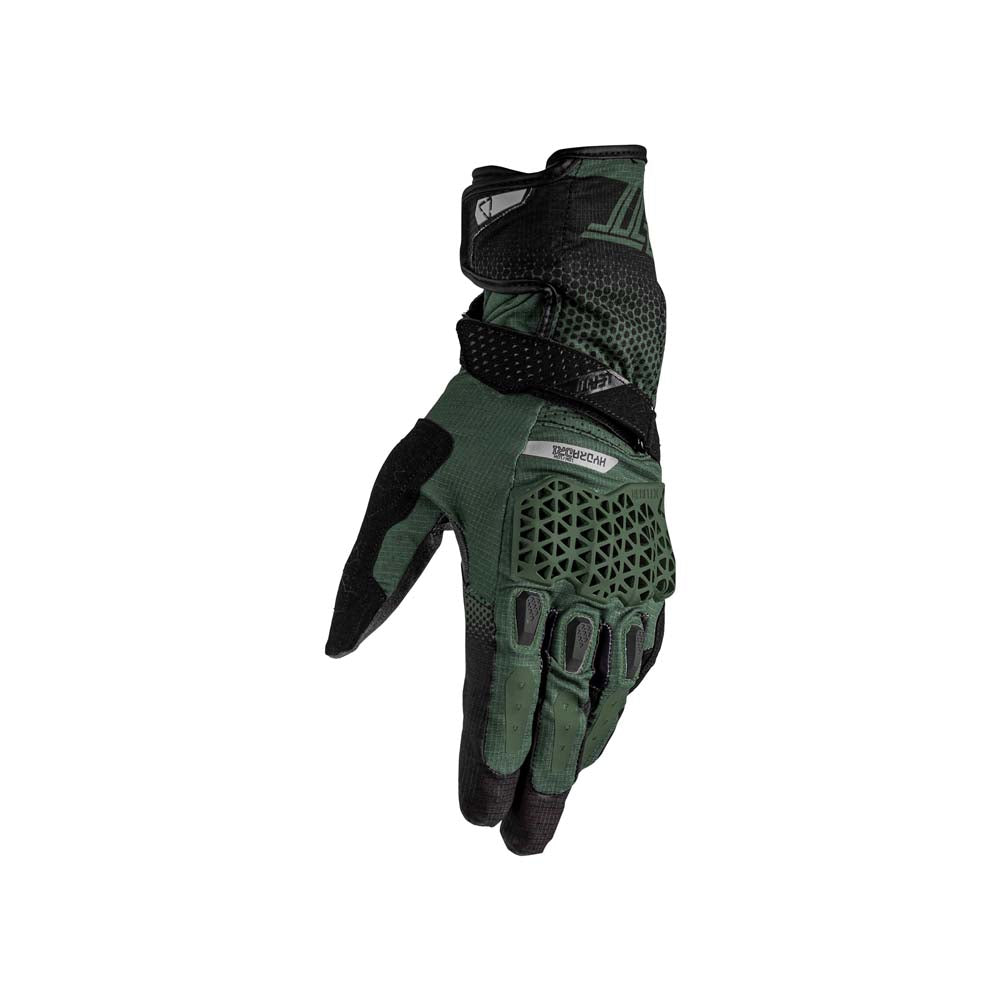 Leatt ADV HydraDri 5.5 Textile Gloves Forest Green - FREE UK Delivery, FREE 365 Day Returns | Moto Central