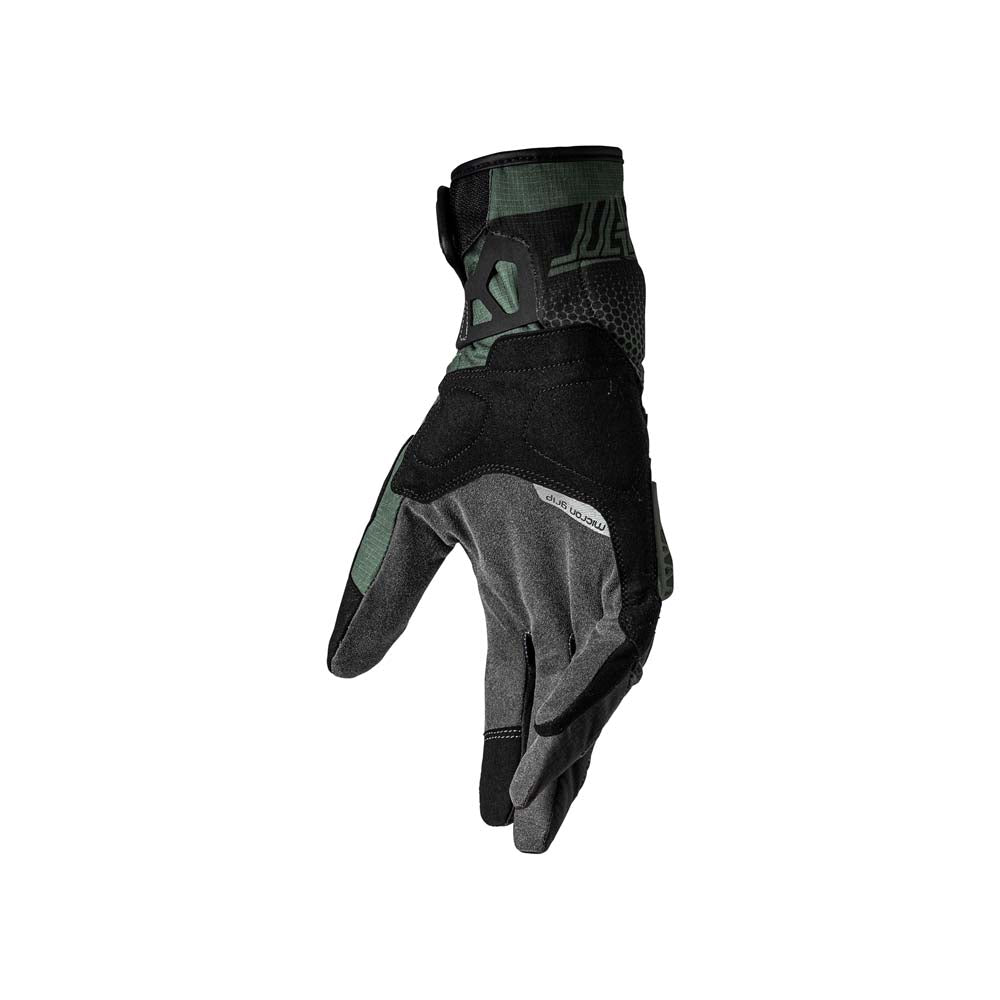 Leatt ADV HydraDri 5.5 Textile Gloves Forest Green - FREE UK Delivery, FREE 365 Day Returns | Moto Central
