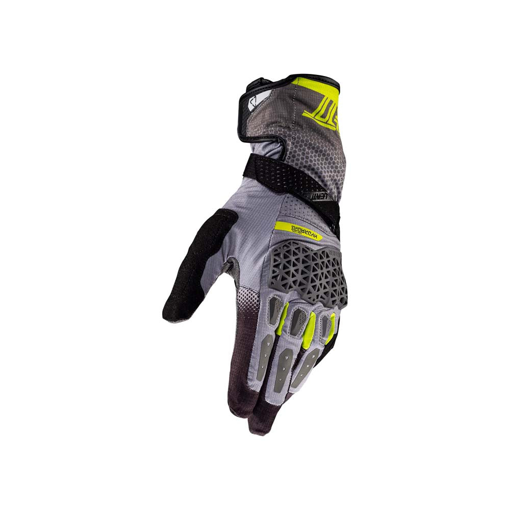 Leatt ADV HydraDri 5.5 Textile Gloves Hi-Viz Yellow - FREE UK Delivery, FREE 365 Day Returns | Moto Central