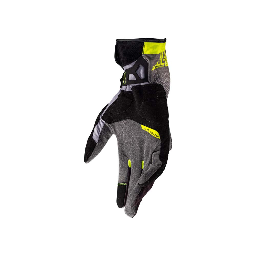 Leatt ADV HydraDri 5.5 Textile Gloves Hi-Viz Yellow - FREE UK Delivery, FREE 365 Day Returns | Moto Central