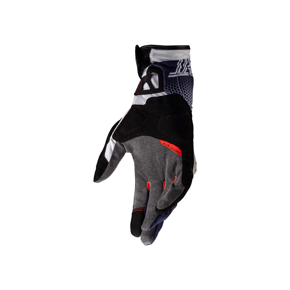 Leatt ADV HydraDri 5.5 Textile Gloves Royal Blue / Red - FREE UK Delivery, FREE 365 Day Returns | Moto Central