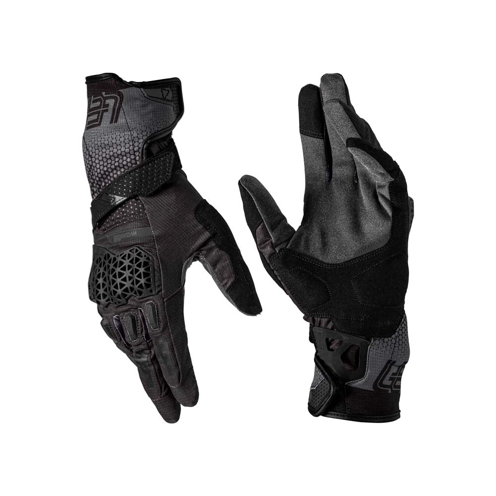 Leatt ADV HydraDri 5.5 Textile Gloves Stealth Black / Grey - FREE UK Delivery, FREE 365 Day Returns | Moto Central