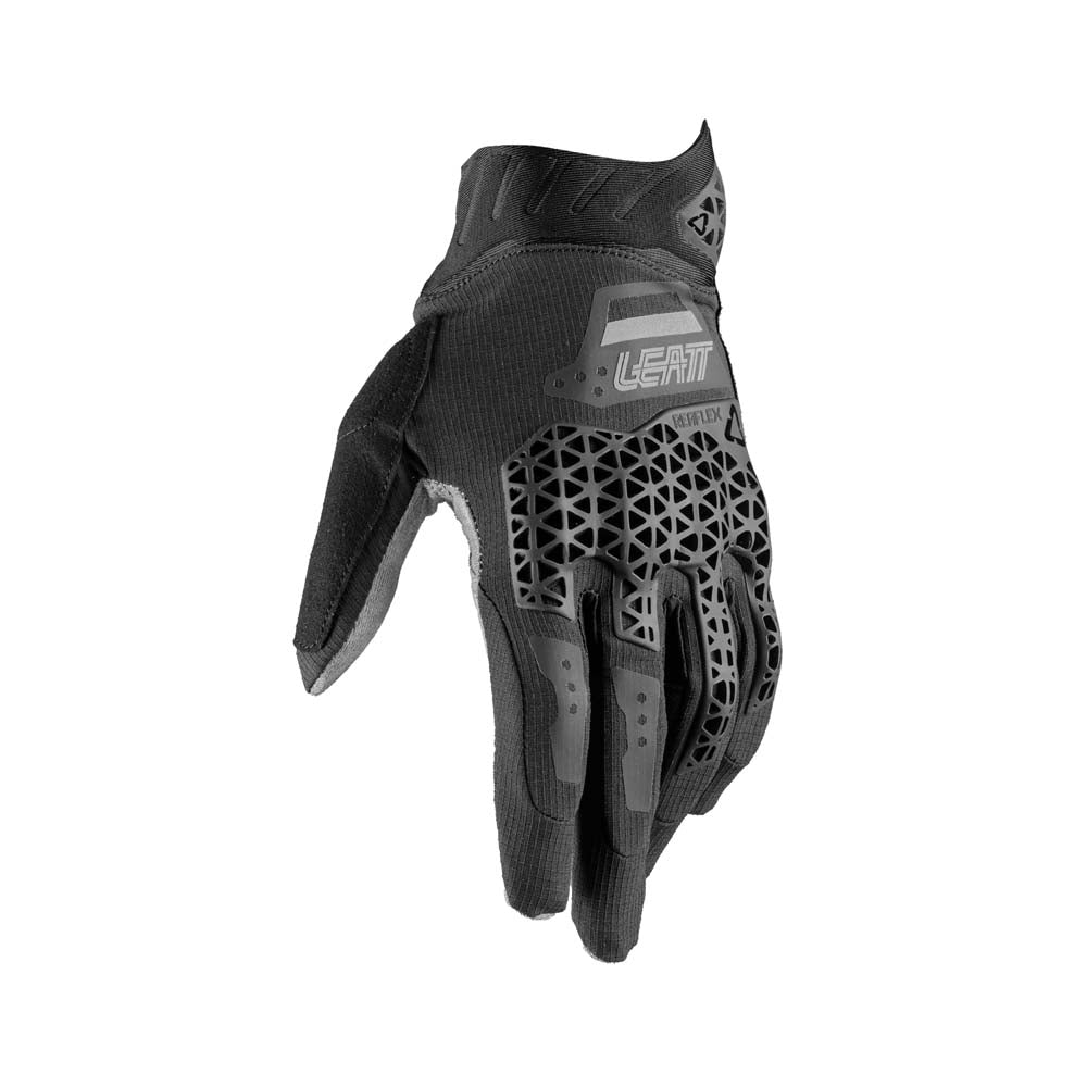 Leatt ADV Rally 5.5 Textile Gloves Stealth Black / Grey - FREE UK Delivery, FREE 365 Day Returns | Moto Central