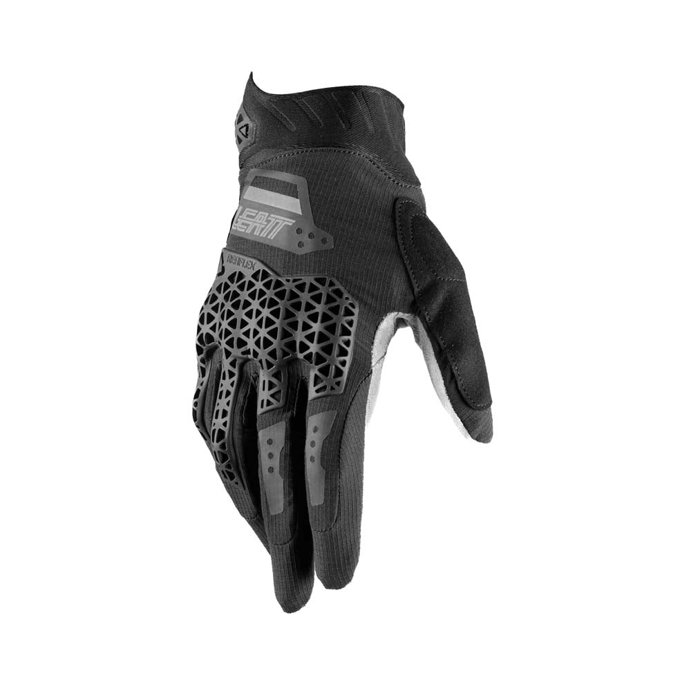 Leatt ADV Rally 5.5 Textile Gloves Stealth Black / Grey - FREE UK Delivery, FREE 365 Day Returns | Moto Central