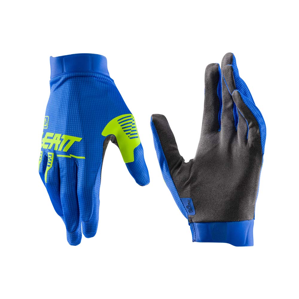 Leatt Moto 1.5 GripR Textile Gloves Blue pair view