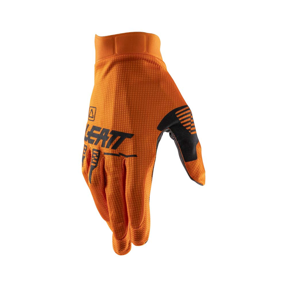 Leatt Moto 1.5 Mini Kids Textile Gloves Orange - FREE UK Delivery, FREE 365 Day Returns | Moto Central