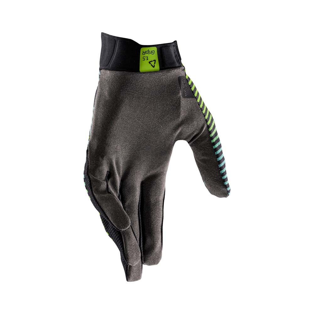 Leatt Moto 1.5 GripR Textile Gloves Storm Teal - FREE UK Delivery, FREE 365 Day Returns | Moto Central