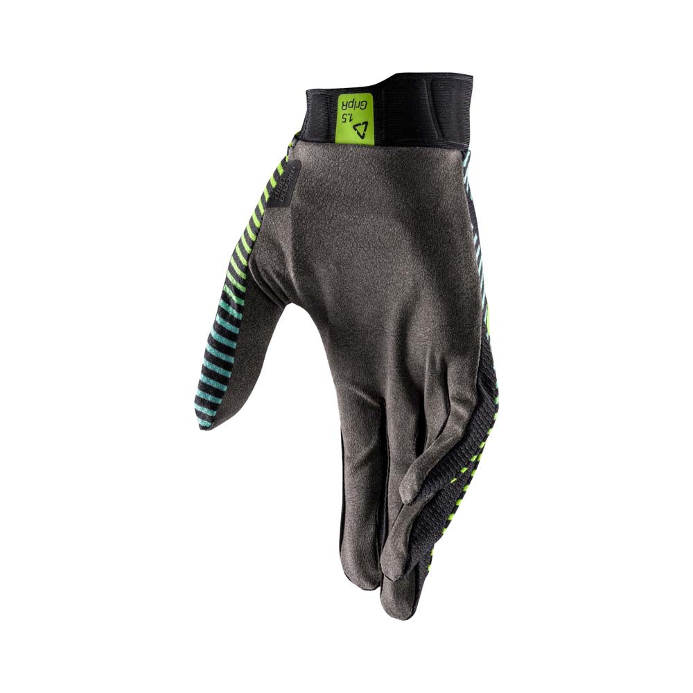 Leatt Moto 1.5 GripR Textile Gloves Storm Teal - FREE UK Delivery, FREE 365 Day Returns | Moto Central