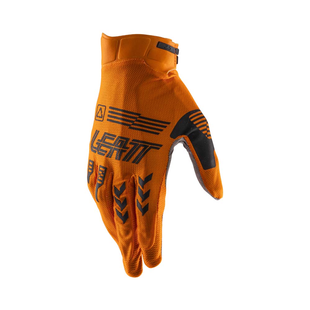 Leatt Moto 2.5 X-Flow Textile Gloves Orange - FREE UK Delivery, FREE 365 Day Returns | Moto Central