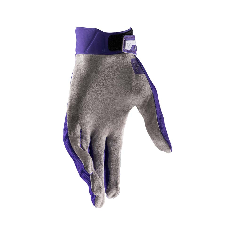 Leatt Moto 2.5 X-Flow Textile Gloves Purple - FREE UK Delivery, FREE 365 Day Returns | Moto Central