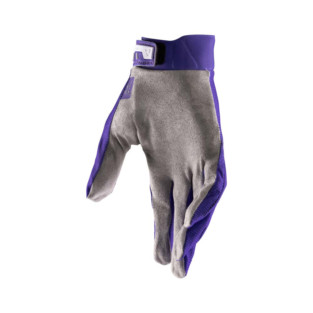 Leatt Moto 2.5 X-Flow Textile Gloves Purple - FREE UK Delivery, FREE 365 Day Returns | Moto Central