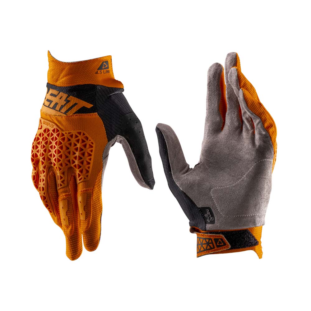 Leatt Moto 4.5 Lite Textile Gloves Orange - FREE UK Shipping, FREE 365 Day Returns | Moto Central