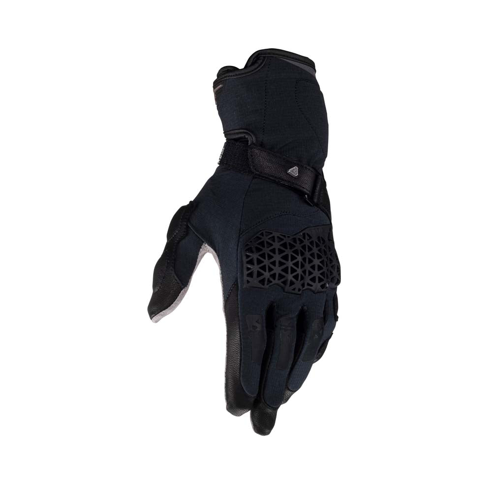 Leatt ADV X-Flow 7.5 Textile Gloves Stealth Black / Grey - FREE UK Delivery, FREE 365 Day Returns | Moto Central