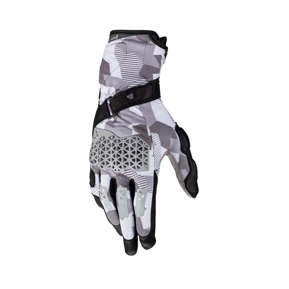 Leatt ADV X-Flow 7.5 Textile Gloves Steel Grey - FREE UK Delivery, FREE 365 Day Returns | Moto Central