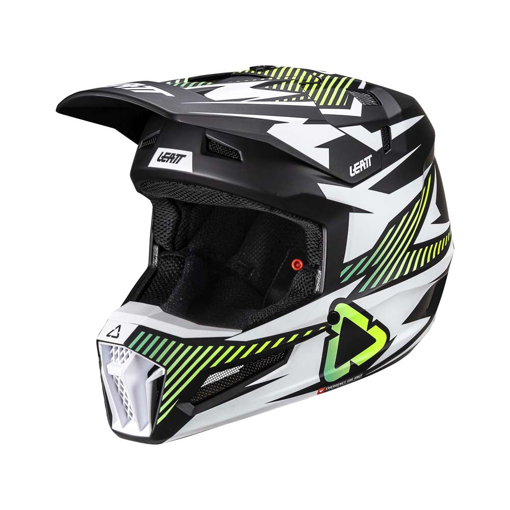 Leatt Moto 3.5 Junior Helmet Kit Storm Teal