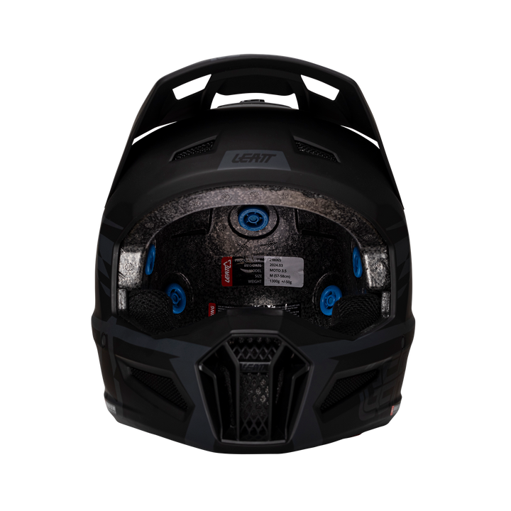 Leatt Moto 3.5 Helmet Kit Stealth Black / Grey