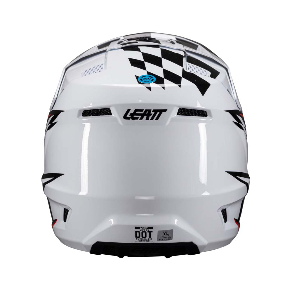 Leatt Moto 3.5 Junior Helmet Kit White