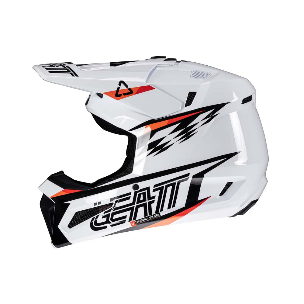 Leatt Moto 3.5 Junior Helmet Kit White