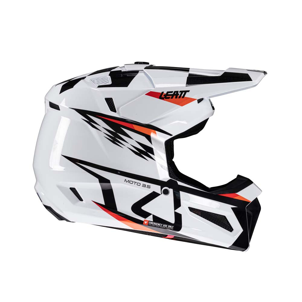 Leatt Moto 3.5 Junior Helmet Kit White