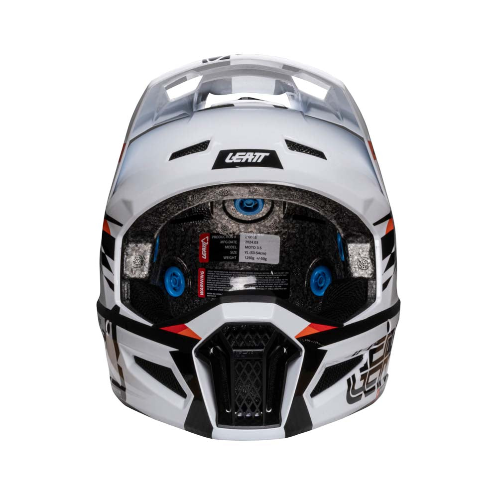 Leatt Moto 3.5 Junior Helmet Kit White