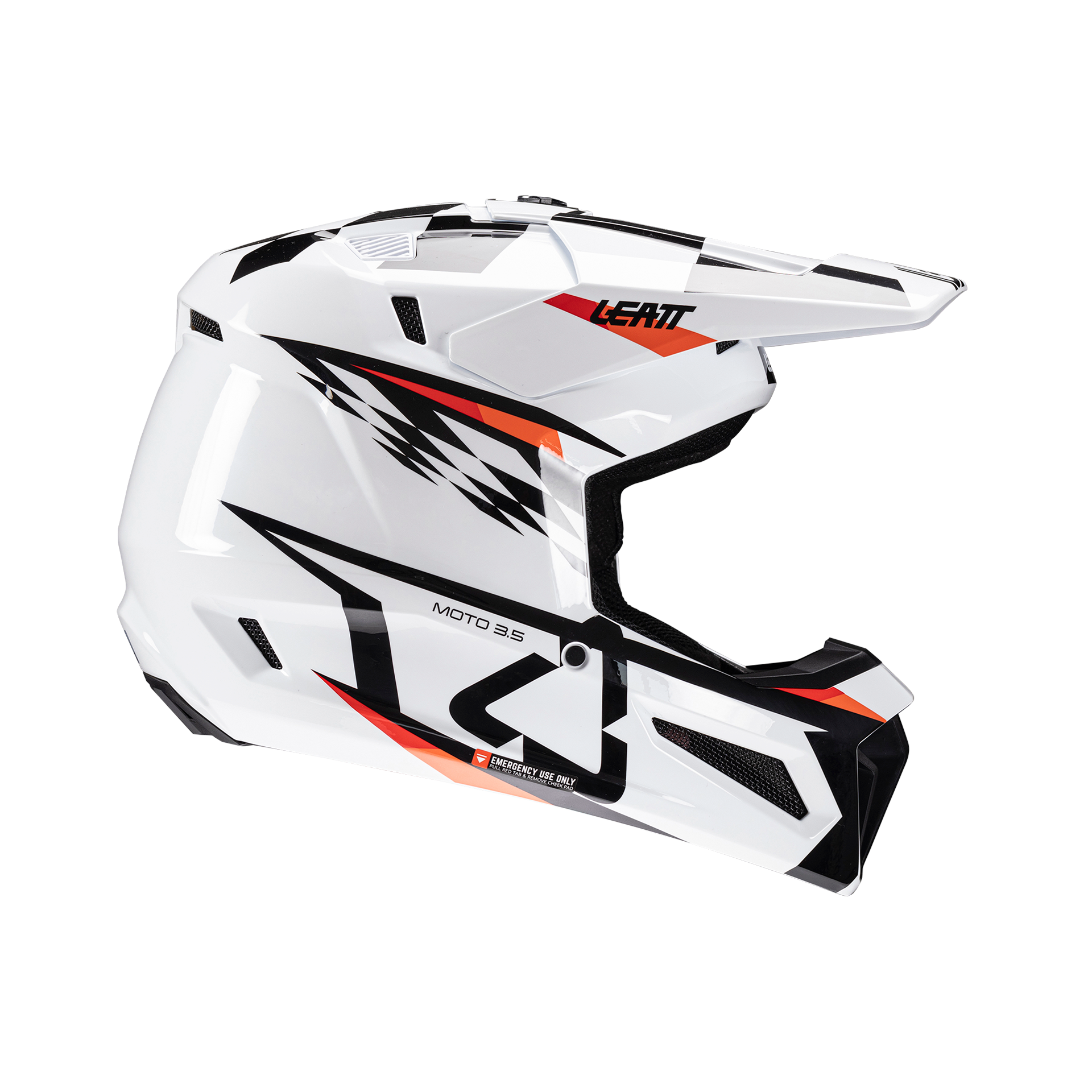 Leatt Moto 3.5 Helmet Kit White